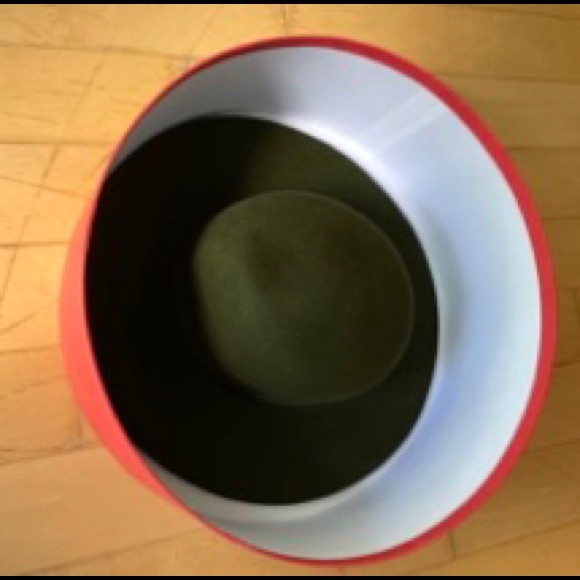 Fur Felt Flat Brim Fedora Hat - Picture 5 of 9